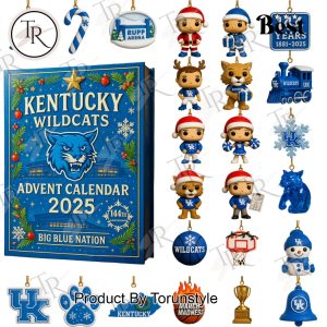 Kentucky Wildcats Merry Christmas 2025 Advent Calendar