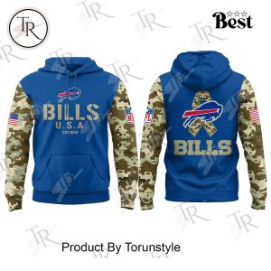 Buffalo Bills X NFL Salute to Service 2025 Hoodie