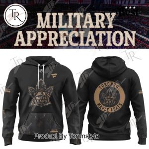 Toronto Maple Leafs X Military Appreciation 2025 Hoodie