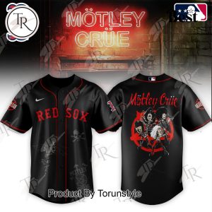 Mötley Crüe X Boston Red Sox 2025 Baseball Jersey