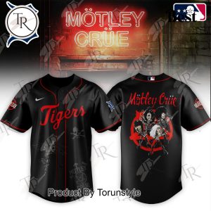 Mötley Crüe X Detroit Tigers 2025 Baseball Jersey