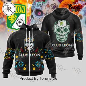 Leon La Fiera Mexico Dia De Muertos 2025 Hoodie