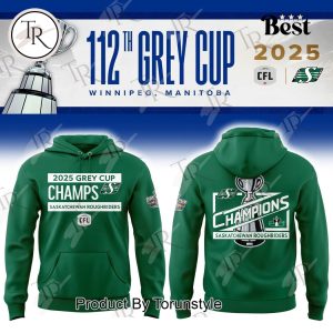 Saskatchewan Roughriders X Grey Cup 2025 Champions Hoodie