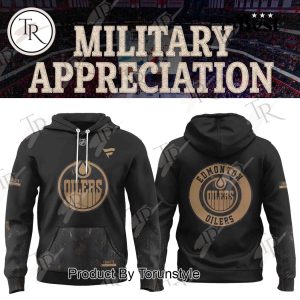Edmonton Oilers X Military Appreciation 2025 Hoodie