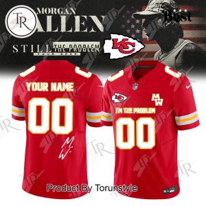 Kansas City Chiefs x Morgan Wallen Still The Problem Tour 2026 Custom Name Football Jersey