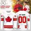 Canada Olympic Hockey 2026 Custom Name And Number Hockey Jersey