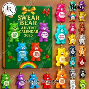 Funny Bear Merry Christmas 2025 Advent Calendar