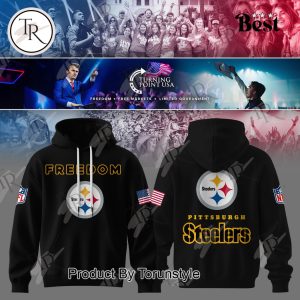 Pittsburgh Steelers X Freedom Turning Point USA 2025 Hoodie Pittsburgh Steelers X Freedom Turning Point USA 2025 Hoodie