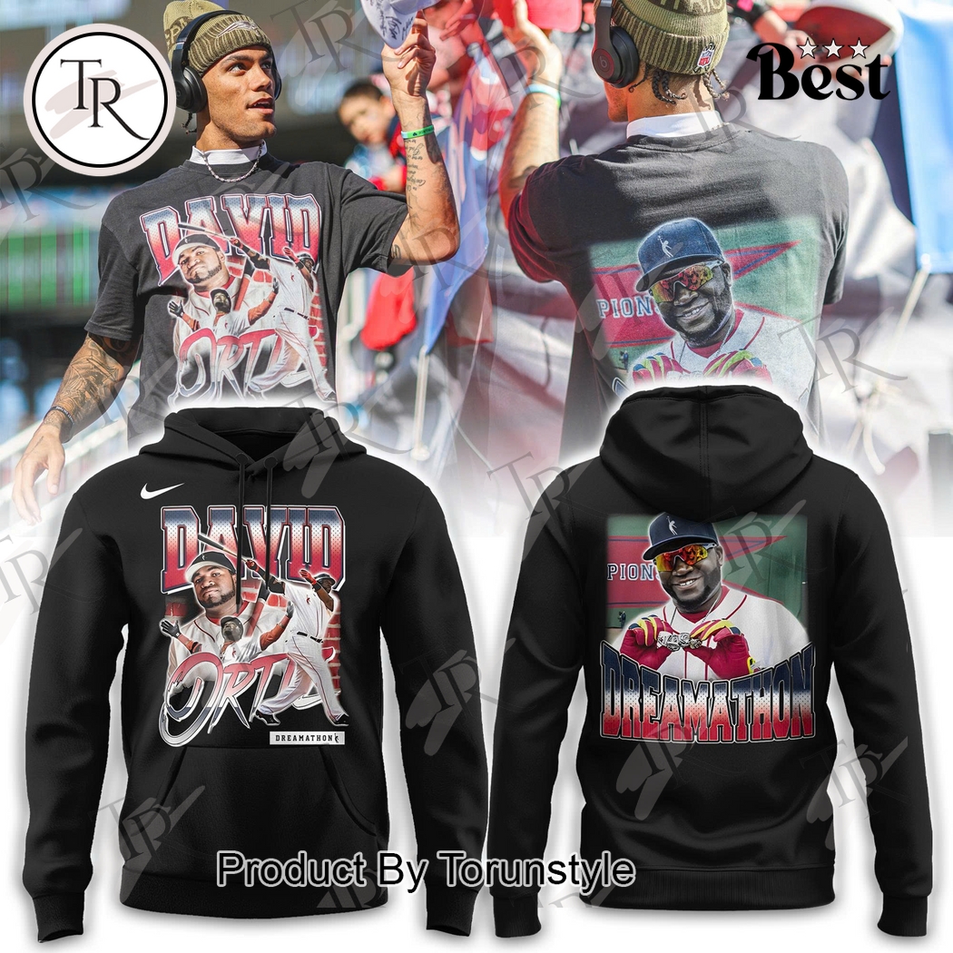 David Ortiz DREAMATHON Limited Edition 2025 Hoodie David Ortiz DREAMATHON Limited Edition 2025 Hoodie