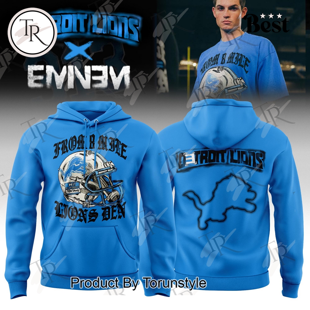 Detroit Lions x Eminem Thanksgiving Halftime Show 2025 Hoodie Detroit Lions x Eminem Thanksgiving Halftime Show 2025 Hoodie