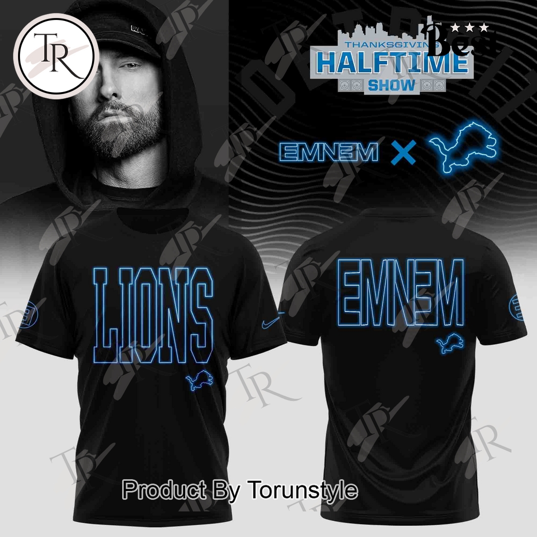 Detroit Lions X Eminem Thanksgiving Halftime Show 2025 Hoodie Detroit Lions X Eminem Thanksgiving Halftime Show 2025 Hoodie