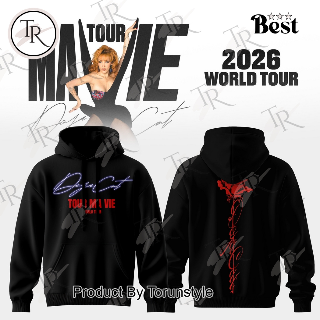 Doja Cat X Tour Ma Vie World 2025 Hoodie Doja Cat X Tour Ma Vie World 2025 Hoodie