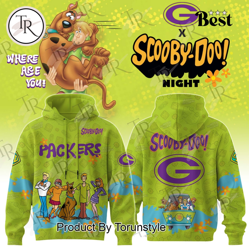 Green Bay Packers X Scooby Doo Night 2025 Hoodie Green Bay Packers X Scooby Doo Night 2025 Hoodie