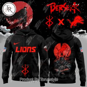 Detroit Lions X Berserk Manga 2025 Hoodie