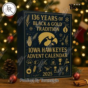 Iowa Hawkeyes 136th Anniversary 2025 Advent Calendar
