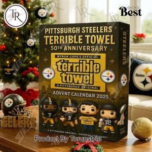 Pittsburgh Steelers Terrible Towel 50th Anniversary 2025 Advent Calendar