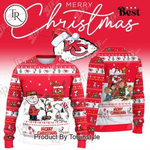 Kansas City Chiefs X Snoopy Merry Christmas 2025 Ugly Sweater