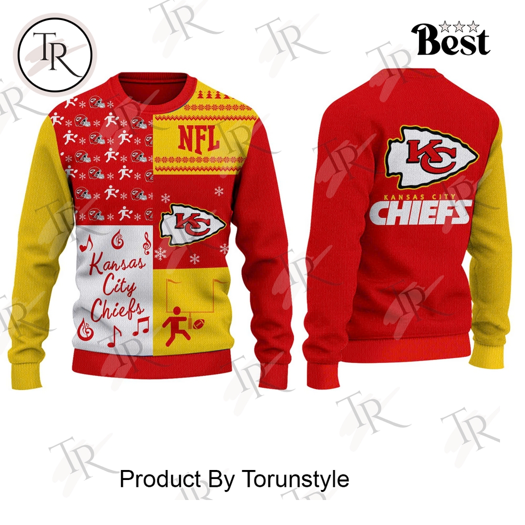 Kansas City Chiefs X NFL Merry Christmas 2025 Ugly Sweater Kansas City Chiefs X NFL Merry Christmas 2025 Ugly Sweater