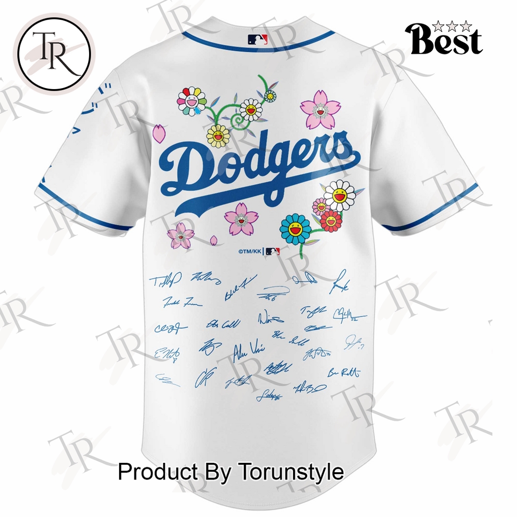 Los Angeles Dodgers X Takashi Murakami World Series Championship 2025 Baseball Jersey Los Angeles Dodgers X Takashi Murakami World Series Championship 2025 Baseball Jersey