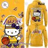 Los Angeles Lakers x Hello Kitty 2025 Pink Hoodie