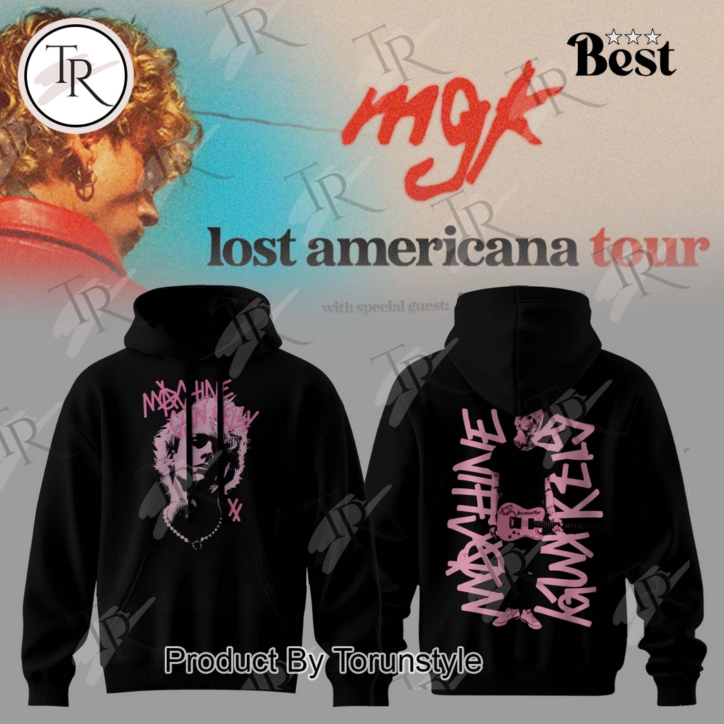 Machine Gun Kelly X Lost American Tour 2025 Hoodie Machine Gun Kelly X Lost American Tour 2025 Hoodie