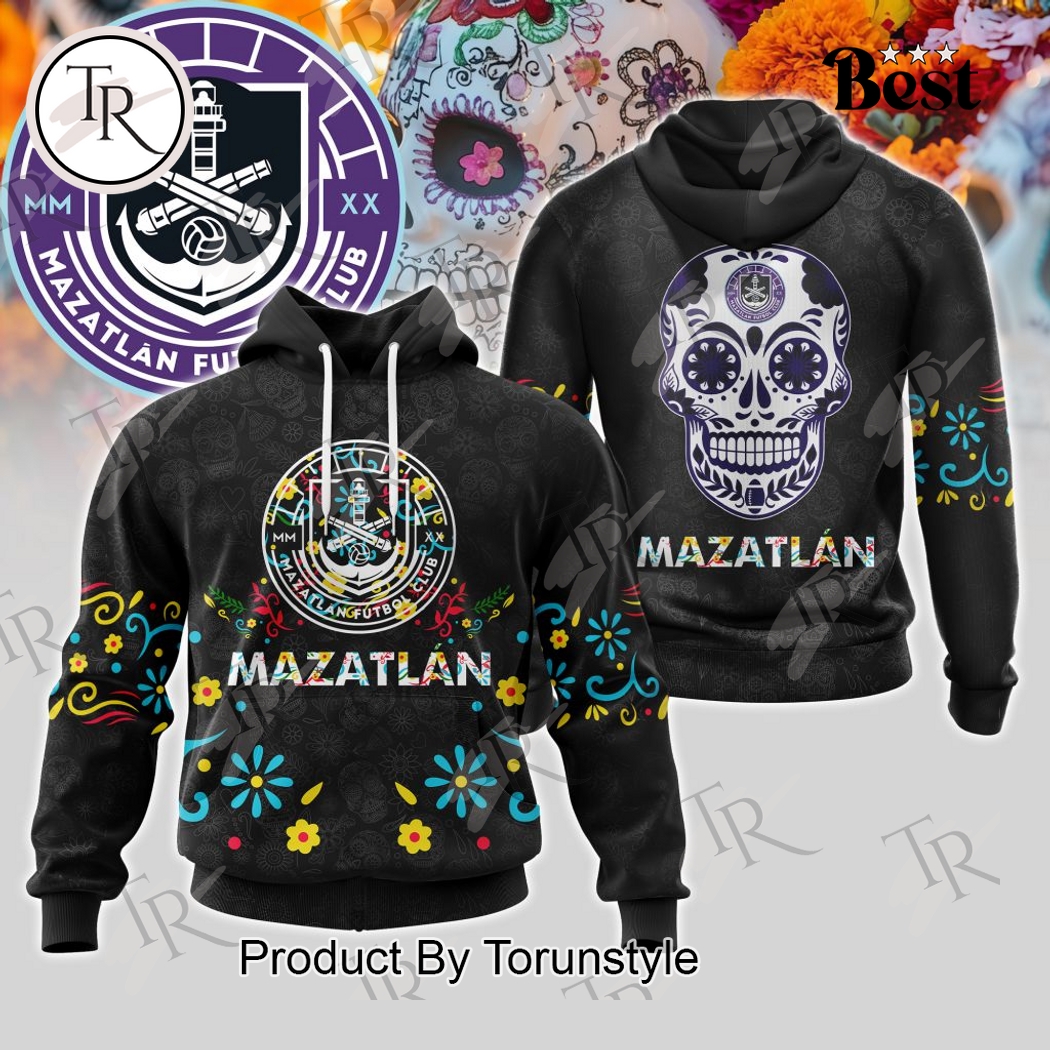 Mazatlán F.C Dia De Muertos 2025 Hoodie Mazatlán F.C Dia De Muertos 2025 Hoodie