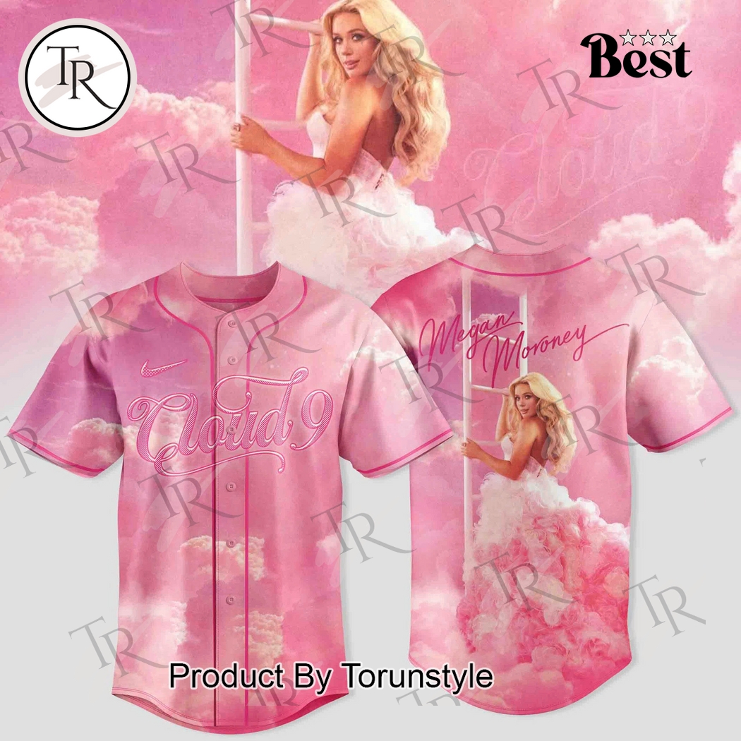 Megan Moroney X Album Cloud 9 2025 Baseball Jersey Megan Moroney X Album Cloud 9 2025 Baseball Jersey