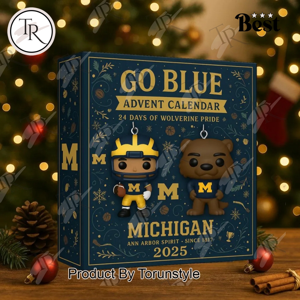 Michigan Wolverines GO BLUE 2025 Advent Calendar Michigan Wolverines GO BLUE 2025 Advent Calendar