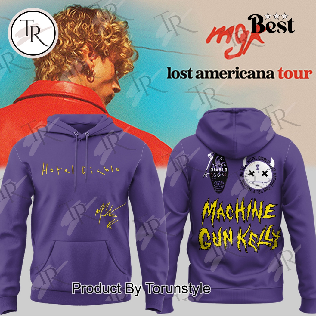 MKG Hotel Diablo Lost Americana Tour 2025 Hoodie MKG Hotel Diablo Lost Americana Tour 2025 Hoodie
