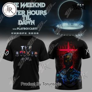 The Weeknd X Tour 2026 After Hours Til Dawn EUROPE Hoodie