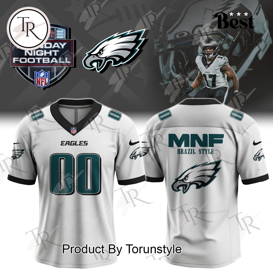 Philadelphia Eagles x ESPN MNF Brazil Style Custom Number City Edition 2025 Football Jersey