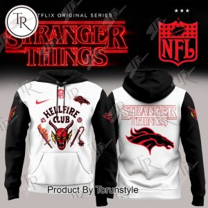 Denver Broncos “Hell Fire Club” Stranger Things 2025 Hoodie
