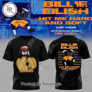 Billie Eilish X Tour 2025 Hit Me Hard and Soft Hoodie