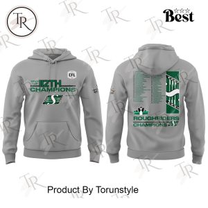 Saskatchewan Roughriders X Grey Cup Champions 2025 Hoodie
