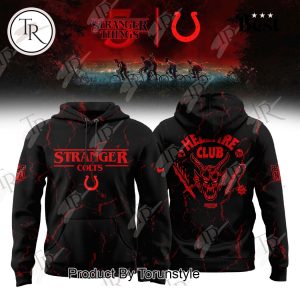 Indianapolis Colts Stranger Things “Hell Fire Club” 2025 Limited Edition Hoodie