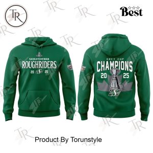 Saskatchewan Roughriders X 112TH Grey Cup Champions 2025 Hoodie