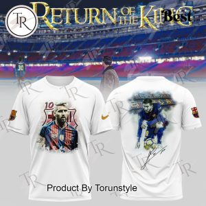 Barcelona X The Return Of The King Messi 2025 Hoodie