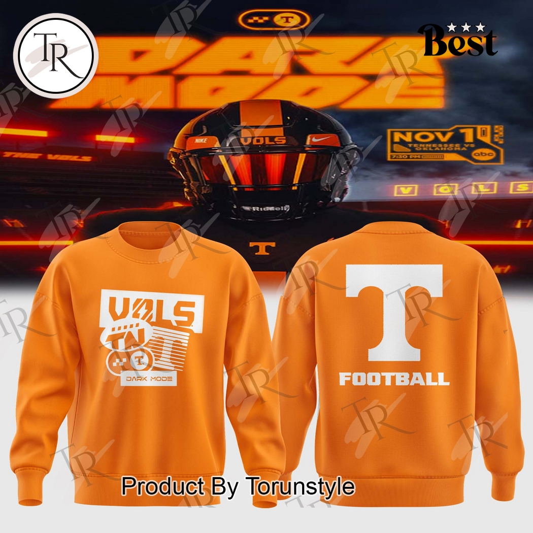 Tennessee Volunteers X Dark Mode Tennessee VS Oklahoma Game 2025 Hoodie Tennessee Volunteers X Dark Mode Tennessee VS Oklahoma Game 2025 Hoodie