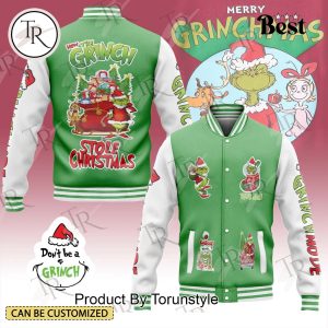 The Grinch X Merry Christmas 2025 Baseball Jacket