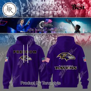 Baltimore Ravens X Freedom Turning Point USA 2025 Hoodie