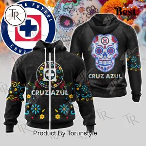Cruz Azul Dia De Muertos 2025 Hoodie
