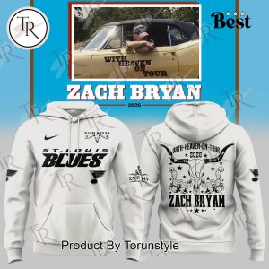 St. Louis Blues X Jack Bryan Tour With Heavan On 2025 Hoodie