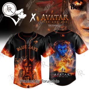 Toronto Blue Jays x Avatar 3 Fire & Ash 2025 Baseball Jersey