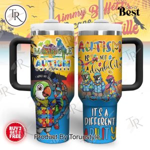 Jimmy Buffet Autism 2025 40oz Tumbler