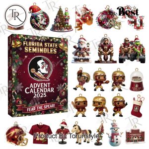 Florida State Seminoles Merry Christmas 2025 Advent Calendar