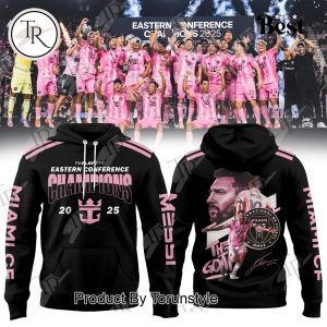 Inter Miami X Messi Eastern Conference Champions 2025 Hoodie