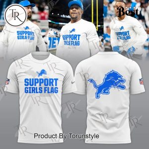 Detroit Lions “Support Girls Flag” Hoodie