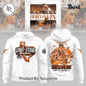 Texas Longhorns X WIN Lone Star Showdown 2025 Hoodie
