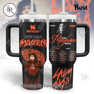 Lady Gaga “Mayhem” Tour 2025 40oz Tumbler