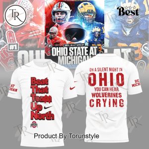 Ohio State Buckeyes X Michigan Wolverine Beat That Team Up North 2025 Hoodie